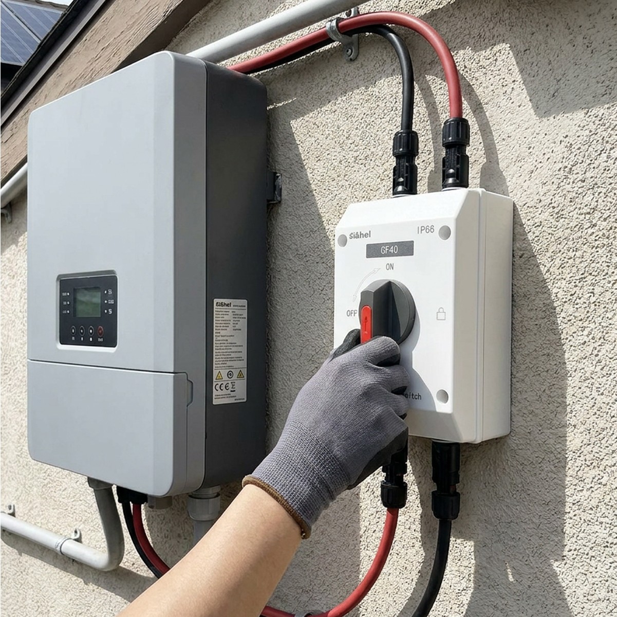 NEW Photovoltaic Isolator Electrical Solar Switch Waterproof IP66 PV 32A DC1200V