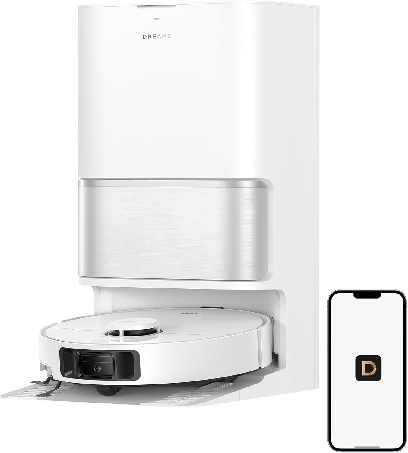 DREAME L40 Ultra Gen 2 White Robot Vacuum 25kPa Suction｜Certified Refurbished