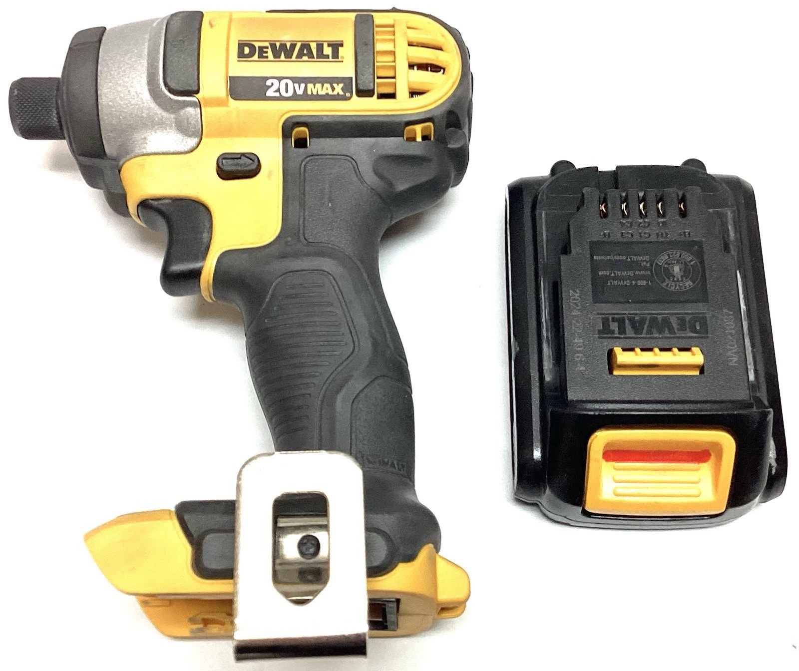 Dewalt DCF885 20V Max Lithium Ion 1/4” Impact Driver w/ DCB201 Battery