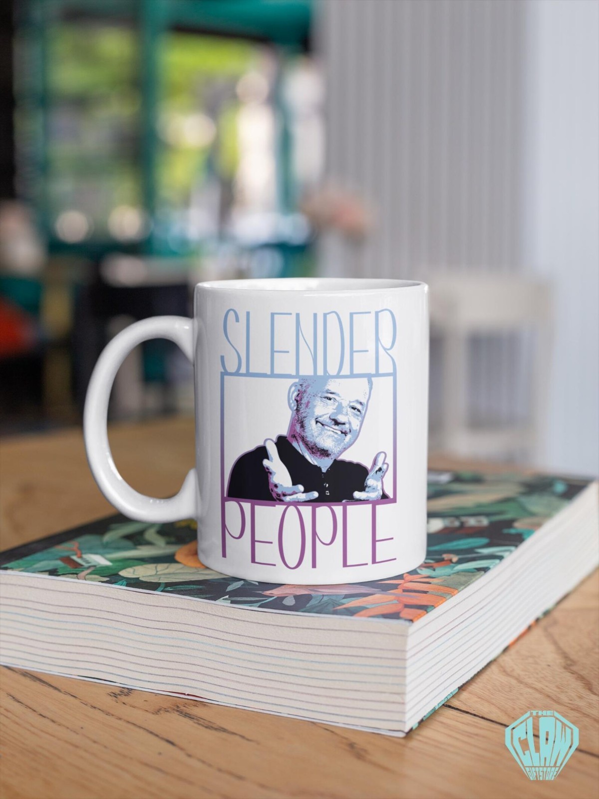 Bob Mortimer Slender People Black Mug 11oz 15oz Funny Comedy TV Show Pop