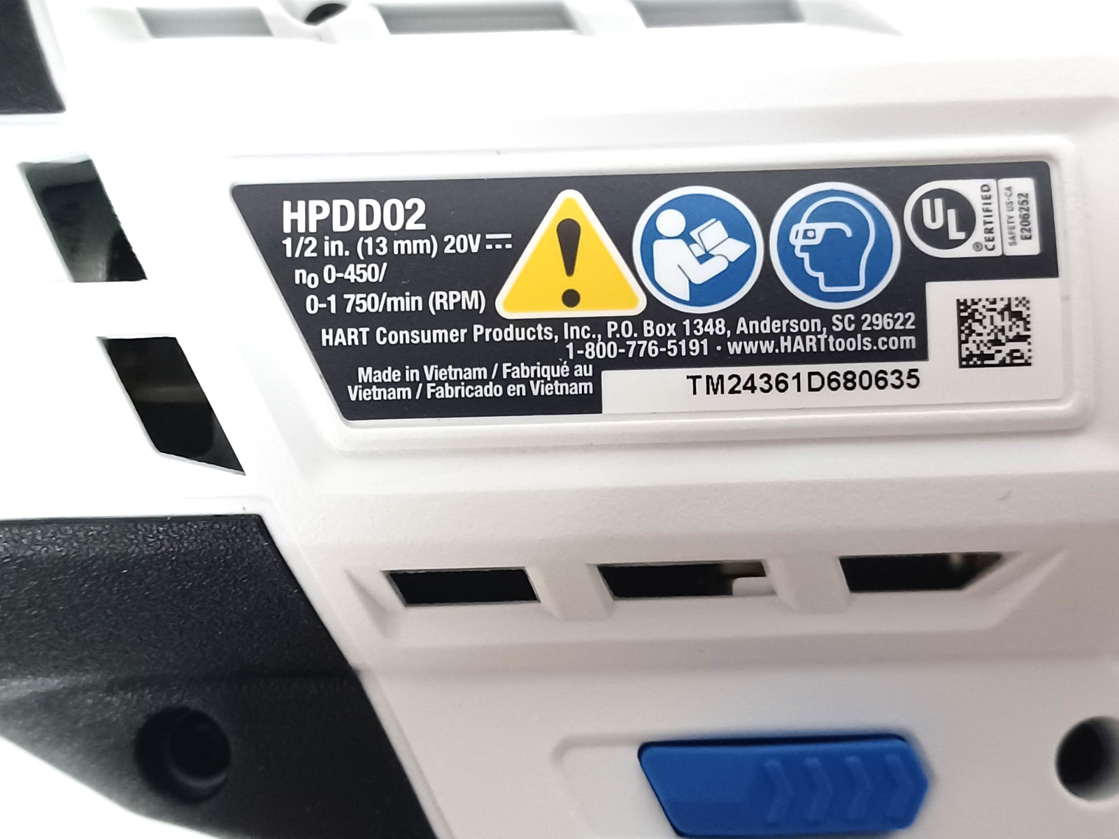 NEW HART 20v Cordless HPID02 1/4″ Impact Driver & HPDD02 1/2″ Drill – Tools Only