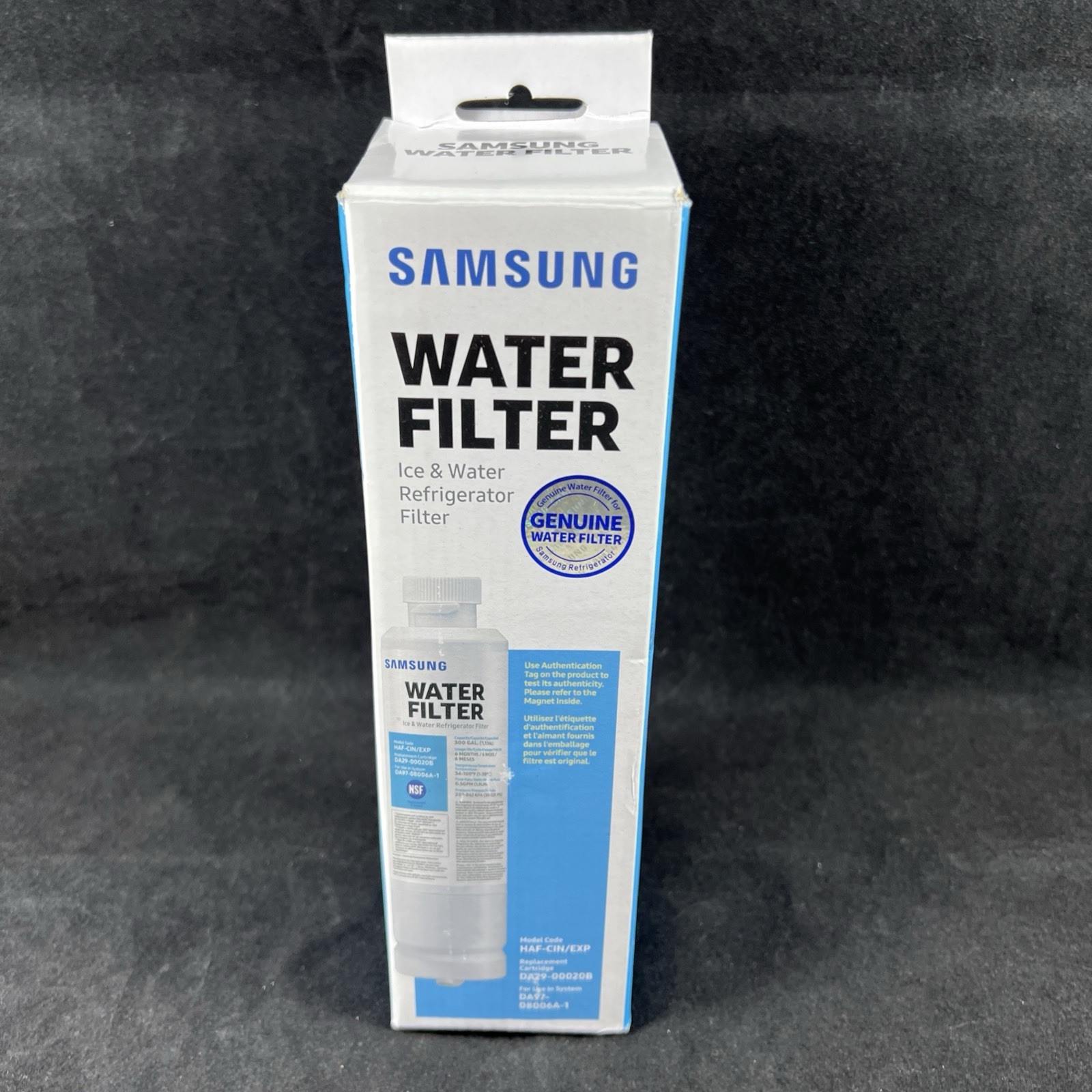 Genuine Samsung HAF-CIN/EXP Refrigerator Water Filter DA29-00020B NEW Open Box