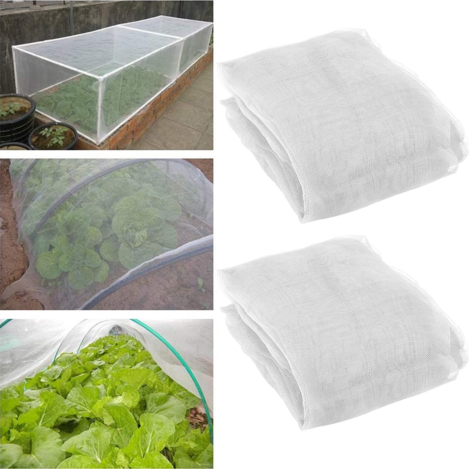 20~50ft Mosquito Garden Bug Insect Netting Barrier Bird Net Plant Protect Mesh