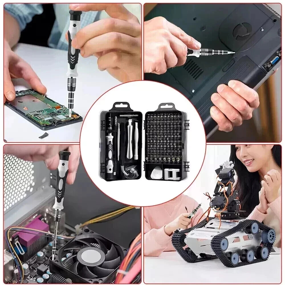 122 in 1 Precision Screwdriver Set Computer Repair Tool Kit Phone Magnetic Bit
