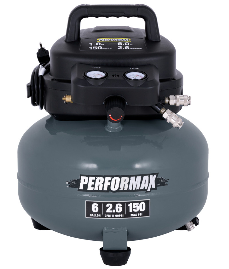 Performax™ 6 Gallon 150 PSI Portable Electric Pancake Air Compressor