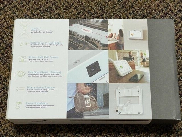 Qolsys IQ-4 PowerG, 7″ Verizon IQP4003 10 DOOR KIT+ 6 MONTHS ALARM MONITORING