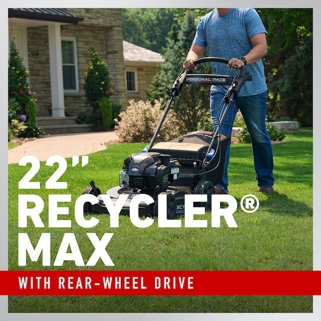 Toro Recycler Max 22in Self Propelled Gas Lawn Mower 163cc Briggs Stratton
