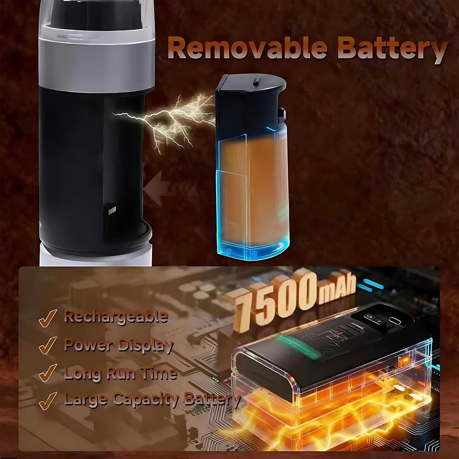 Portable Coffee Maker with 7500mAh Battery – Ideal for Travel & Camping