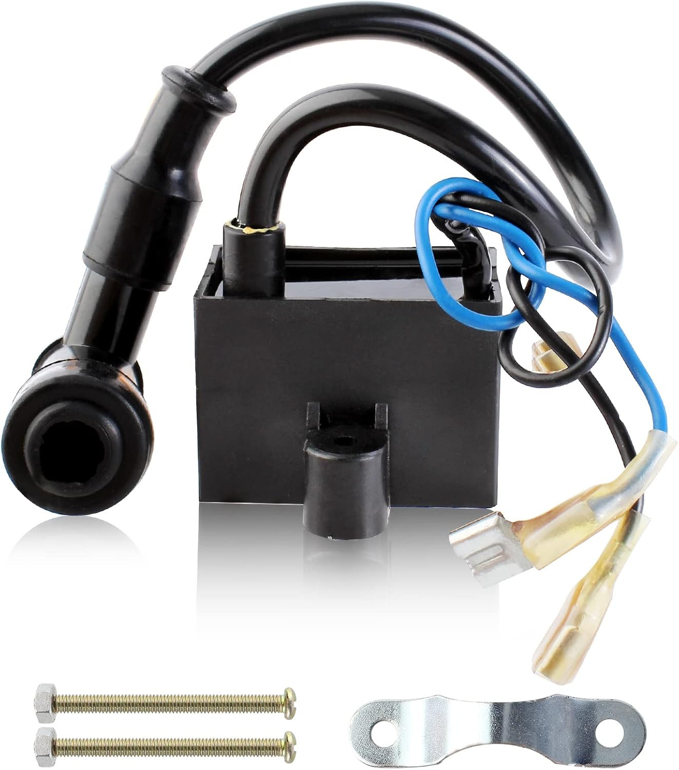 CDI Ignition Coil for 49Cc 50Cc 60Cc 66Cc 80Cc 2-Stroke Engines Motor Motorized