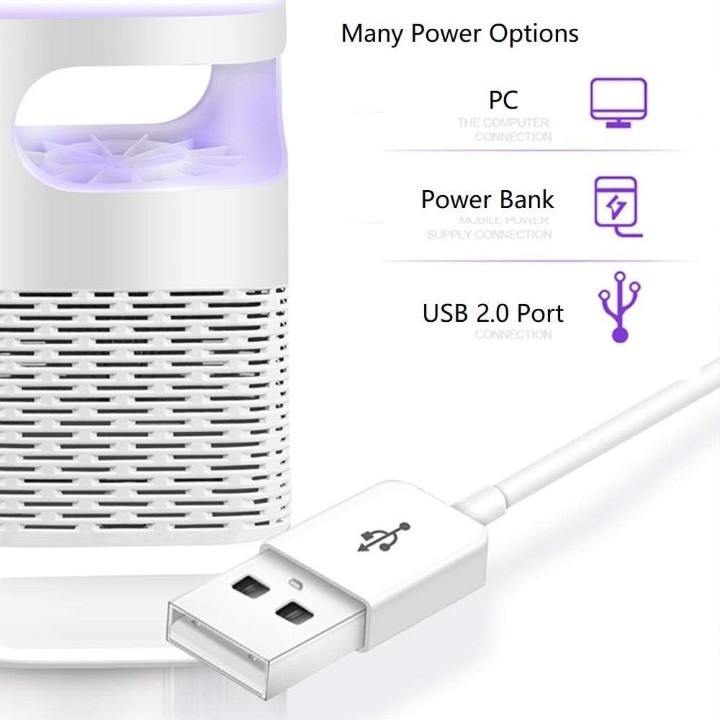 Electric UV Mosquito Killer Lamp Indoor Fly Fruit Flies Bug Insect Zapper Trap