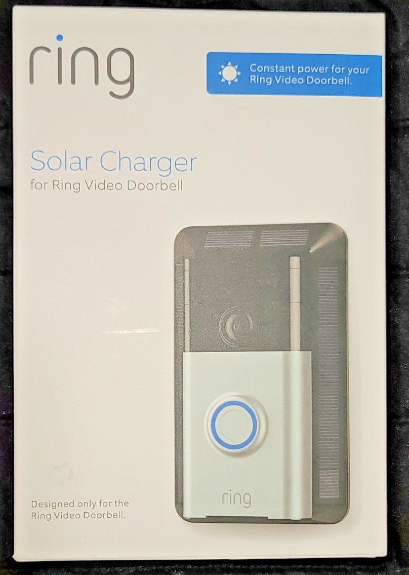 Ring Solar Charger for Video Doorbell 1st Gen – New in Box – Rare & Discontinued
