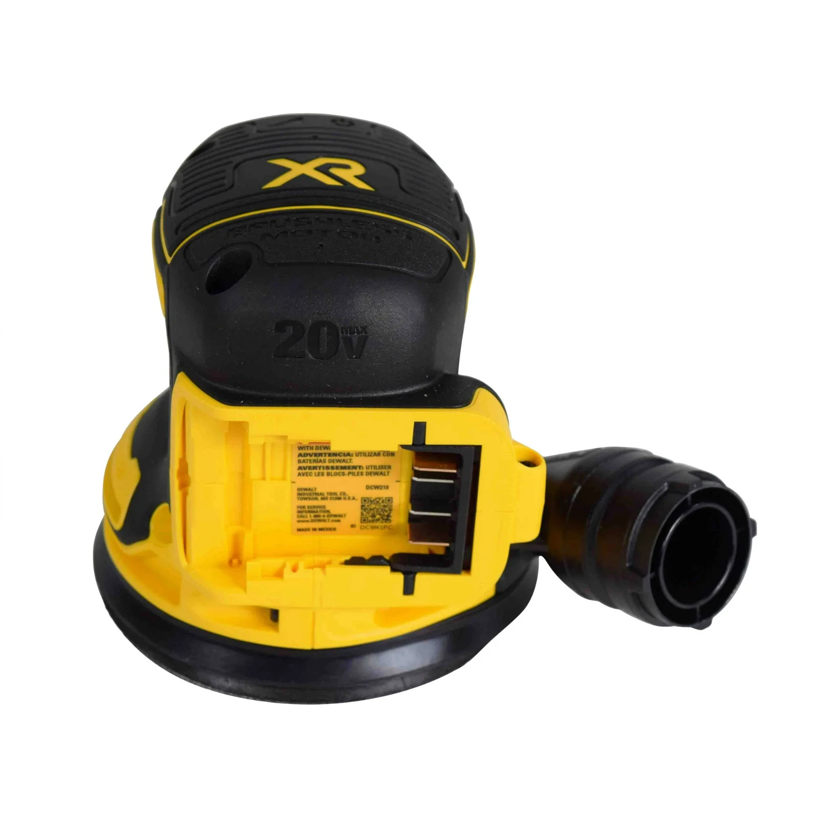 DEWALT DCW210B 20V MAX XR 5″ Brushless Cordless Random Orbital Sander & Dust Bag