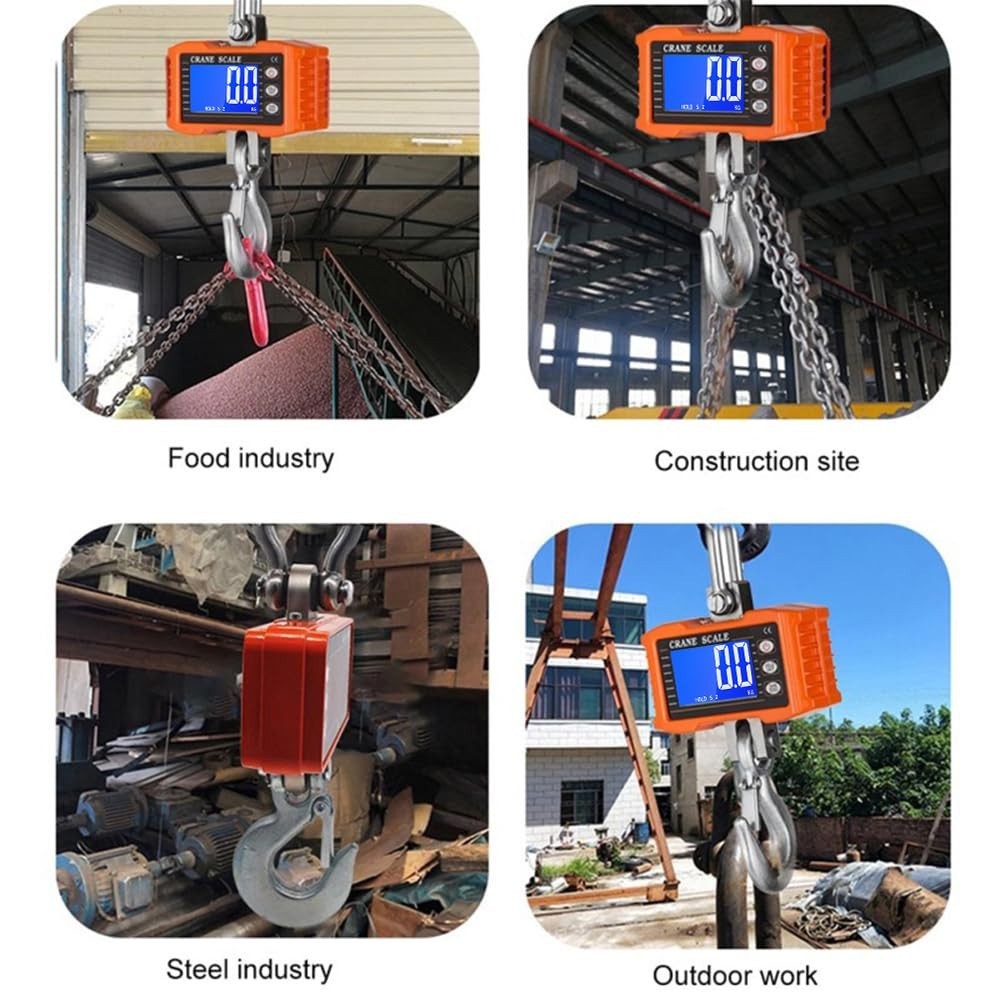 Multi-Functional Heavy Duty Digital Scale 1000kg for Outdoor and Industrial Use