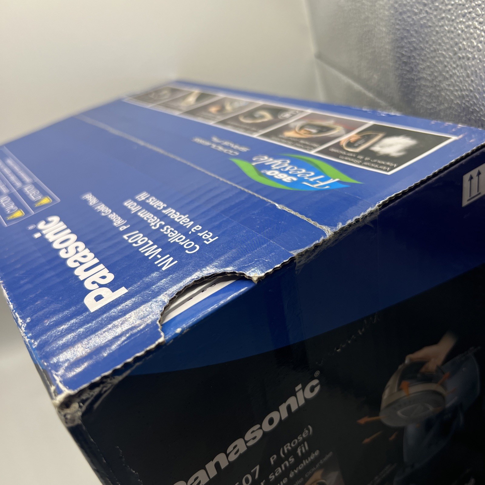 Panasonic 360 Freestyle Cordless Iron New Sealed NI-WL607 Rose Gold