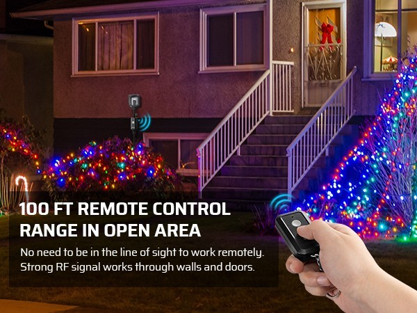 DEWENWILS Outdoor Remote Control Outlet, 15A Wireless Remote Control Switch,