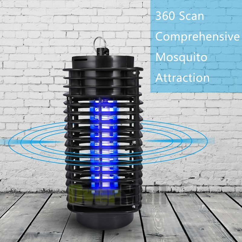 Electric Mosquito Insect Killer Zapper LED Light Fly Bug Trap Pest Control Lamp