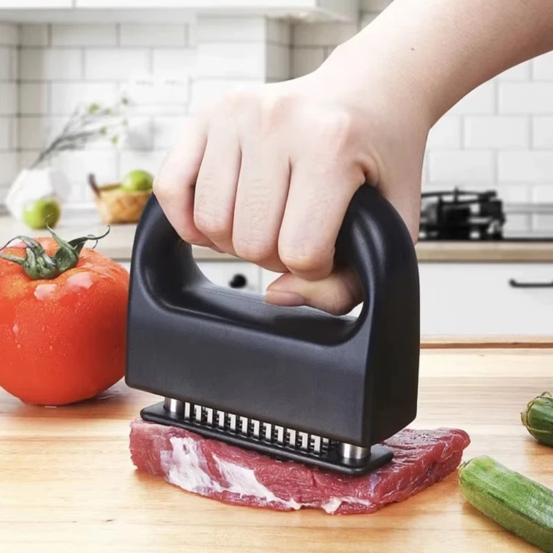 48 Pin Meat Tenderizer Stainless Steel Steak Needle Tool BBQ Beef Kitchen