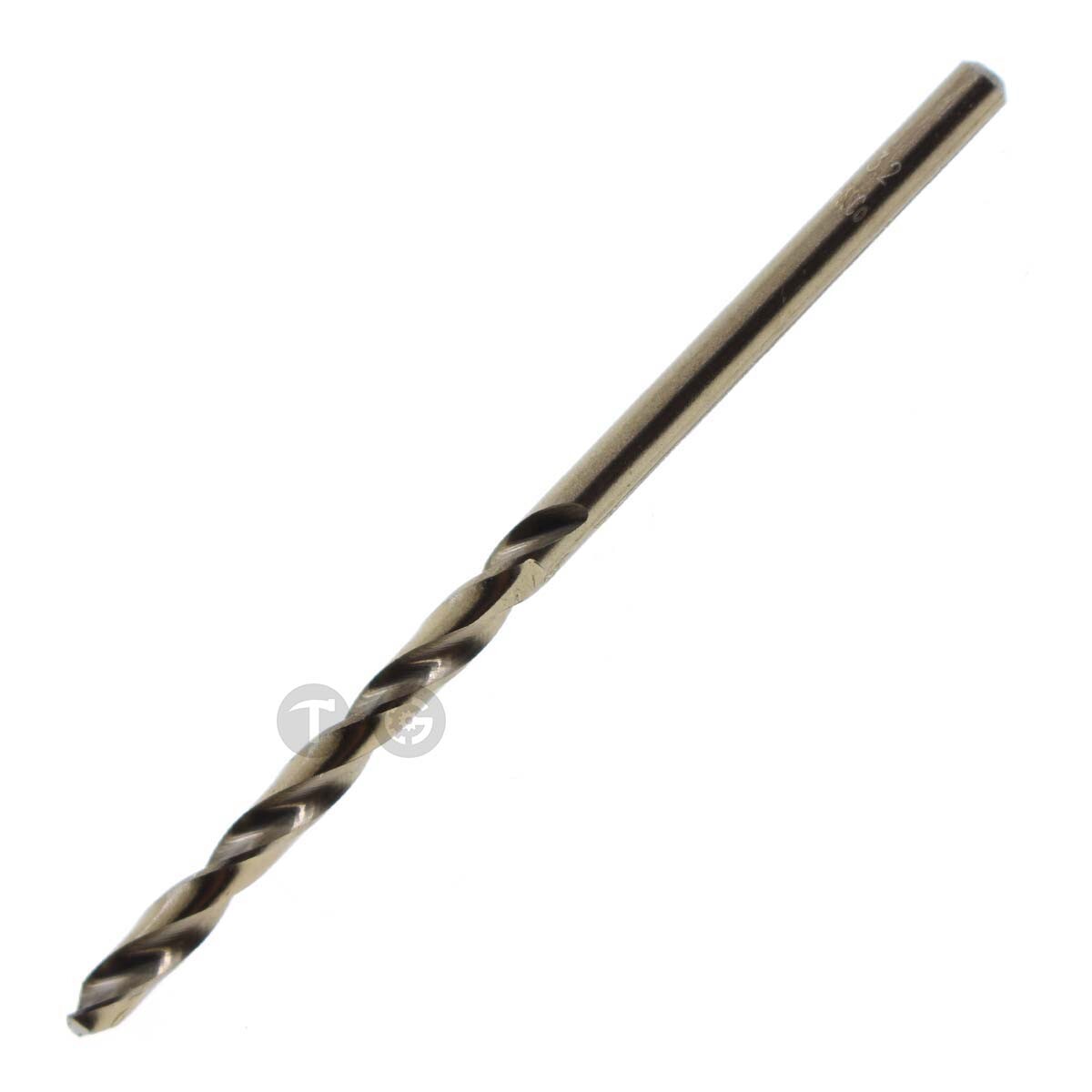 10pcs 1/8 Inch(3.2mm) M35 Stainless Steel Cobalt Drill Bit For Metal, Aluminum