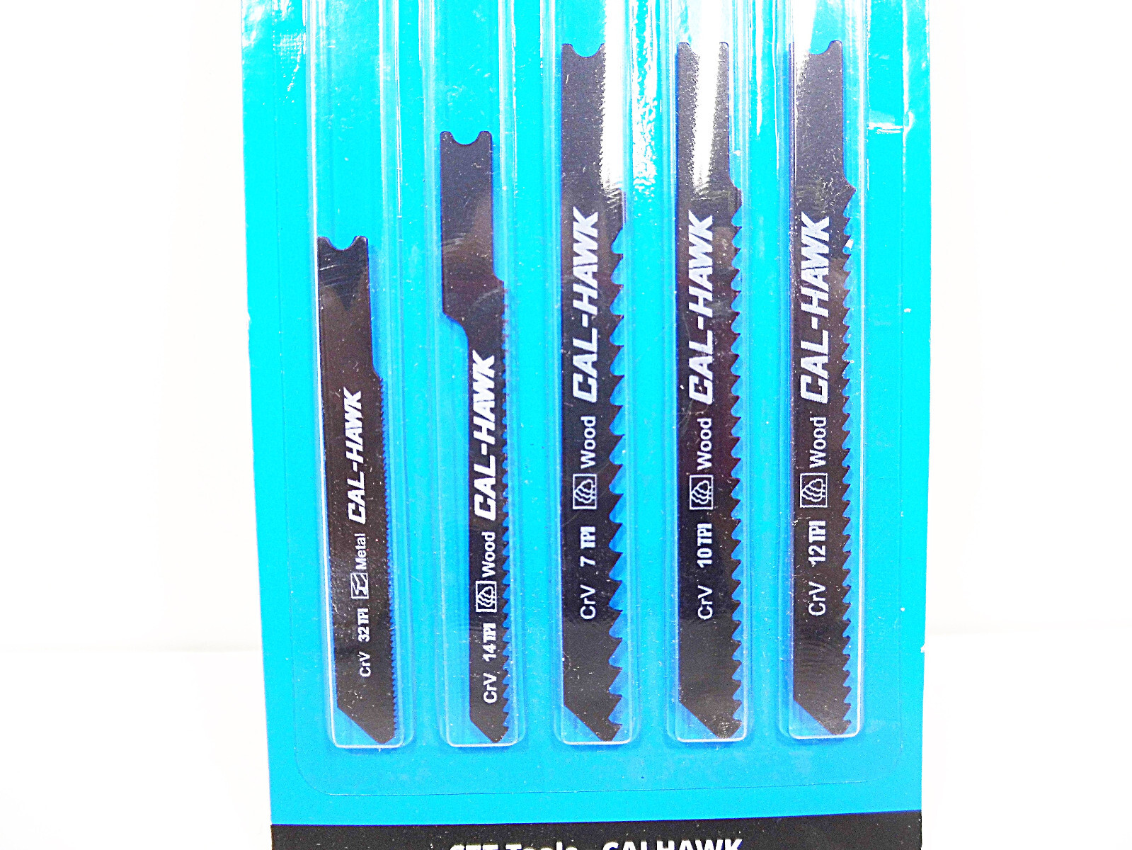 Jigsaw Blades Sabre Scroll Saw 5 pc Set for Wood Plastic Metal Blade Sets Jig