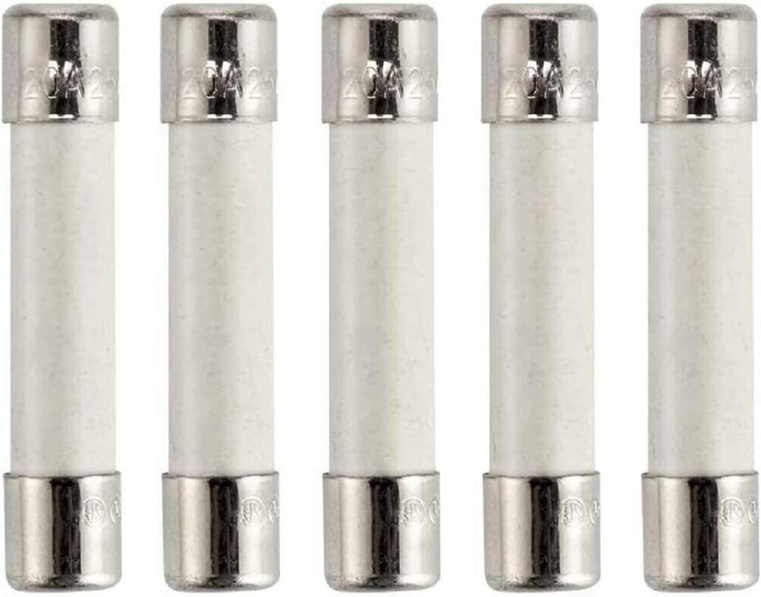 Microwave Fuse 20 Amp 250V Slow-Blow Universal Ceramic Fuse Replacement for GE W