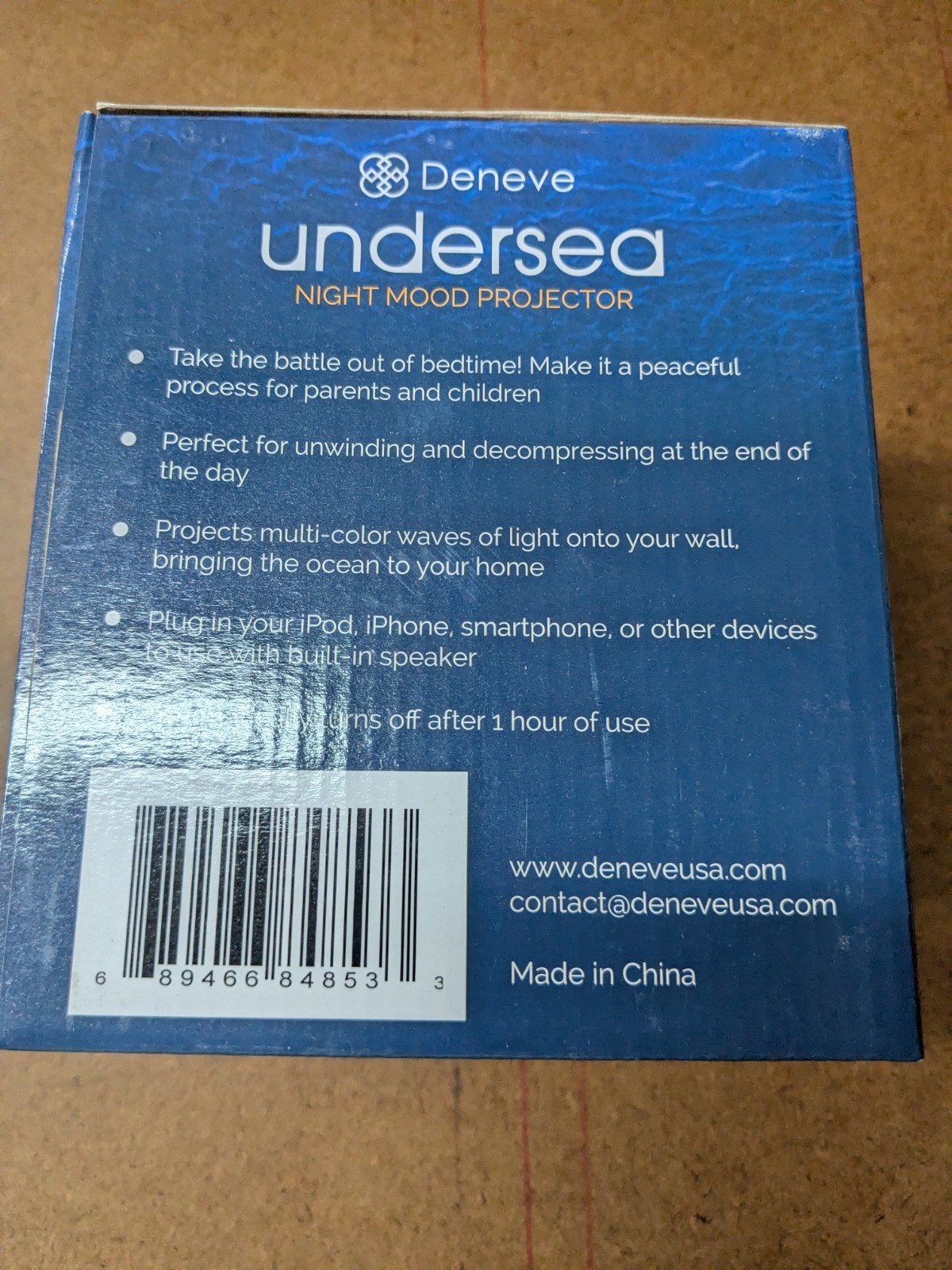 Deneve Undersea Night Mood Projector, Great For Any Room!