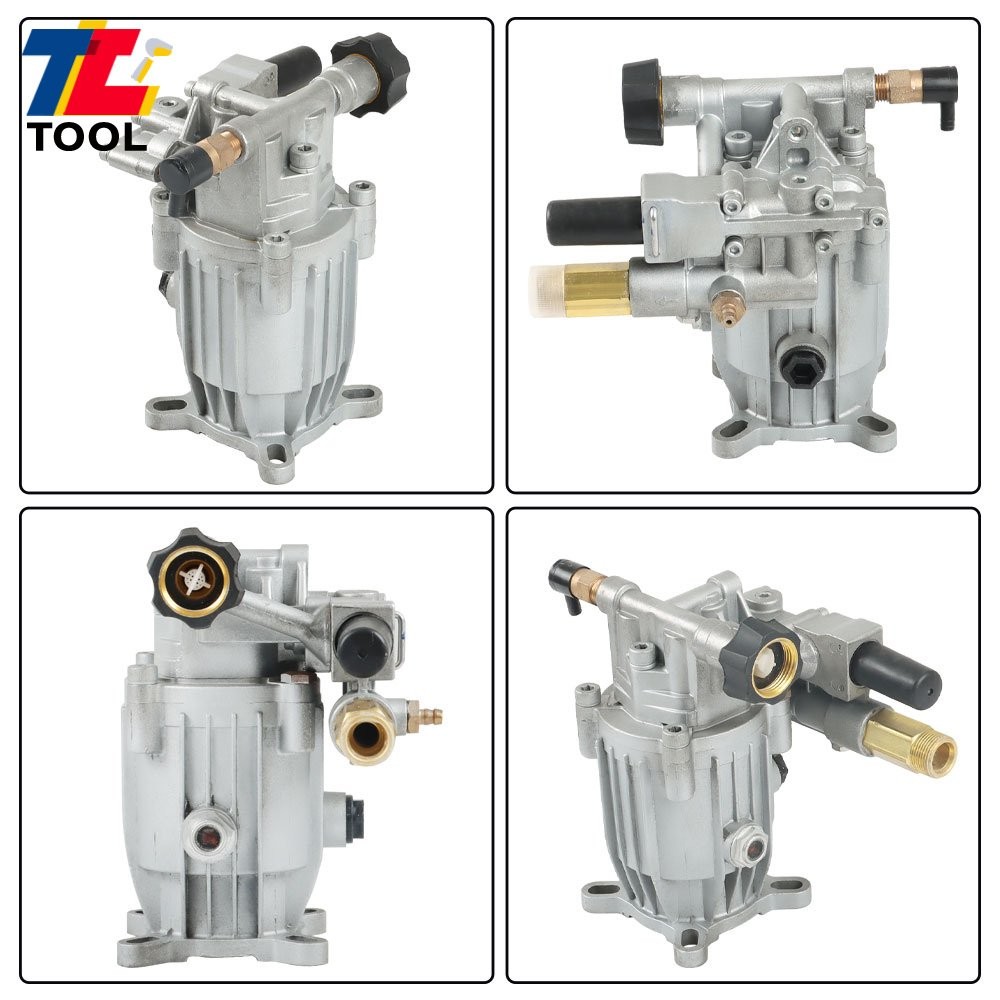 Pressure Washer Pump Horizontal 3/4″Shaft – MAX 3000 PSI Oil Sealed 2.5 GPM