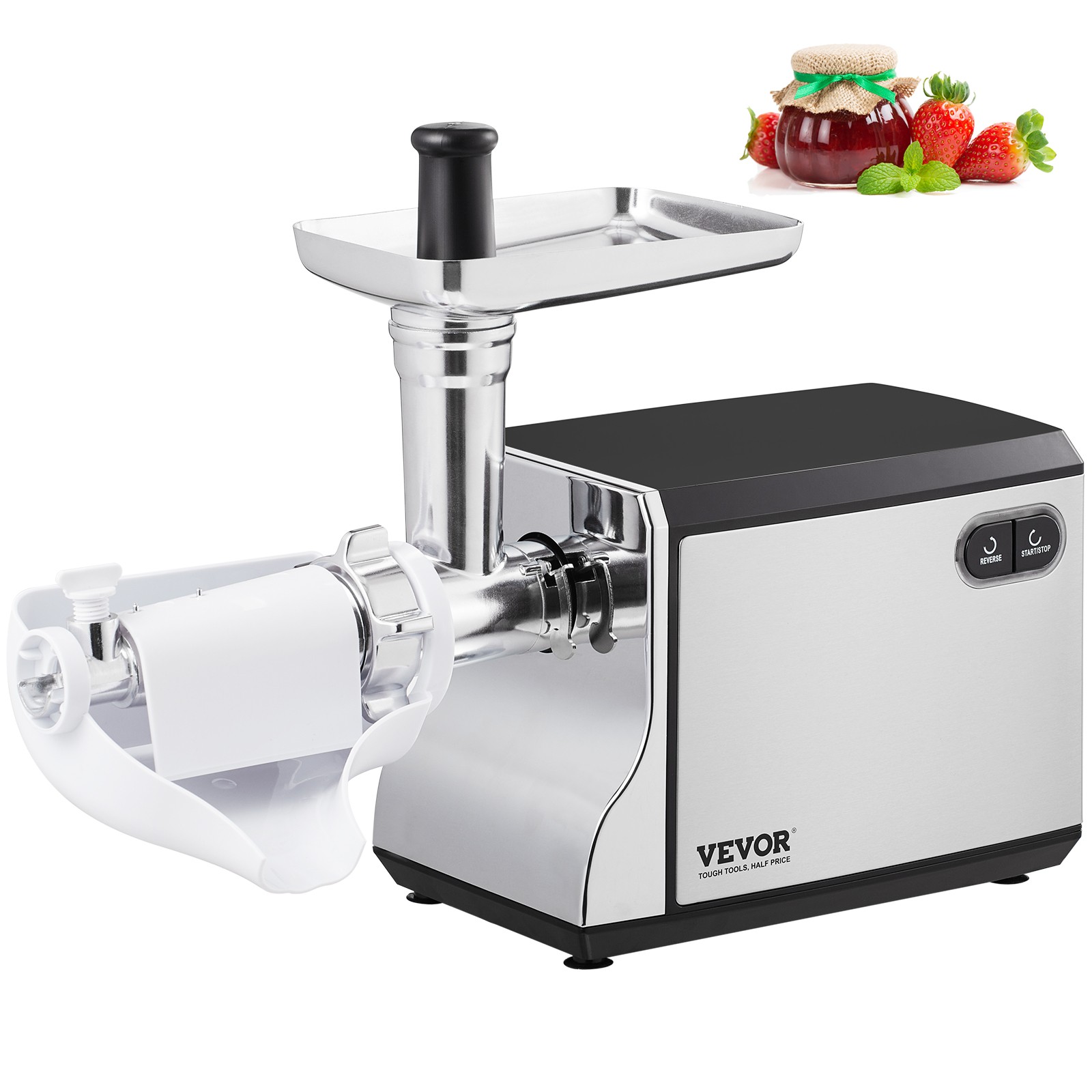 VEVOR 100 LBS/H Electric Tomato Strainer 400W Tomato Sauce Maker Machine Փ45mm