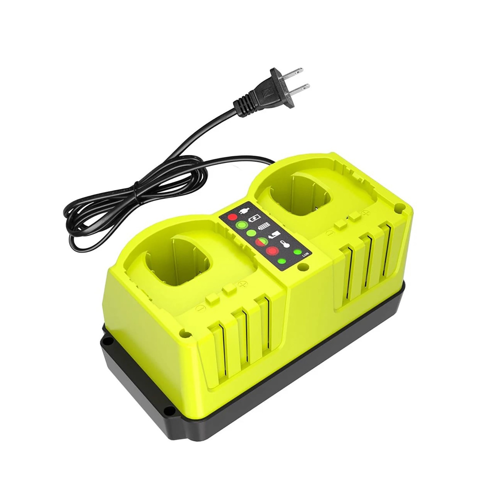 2A Dual Charger For Ryobi 18V ONE Plus Lithium Battery P102 P103 P104 P105 P107