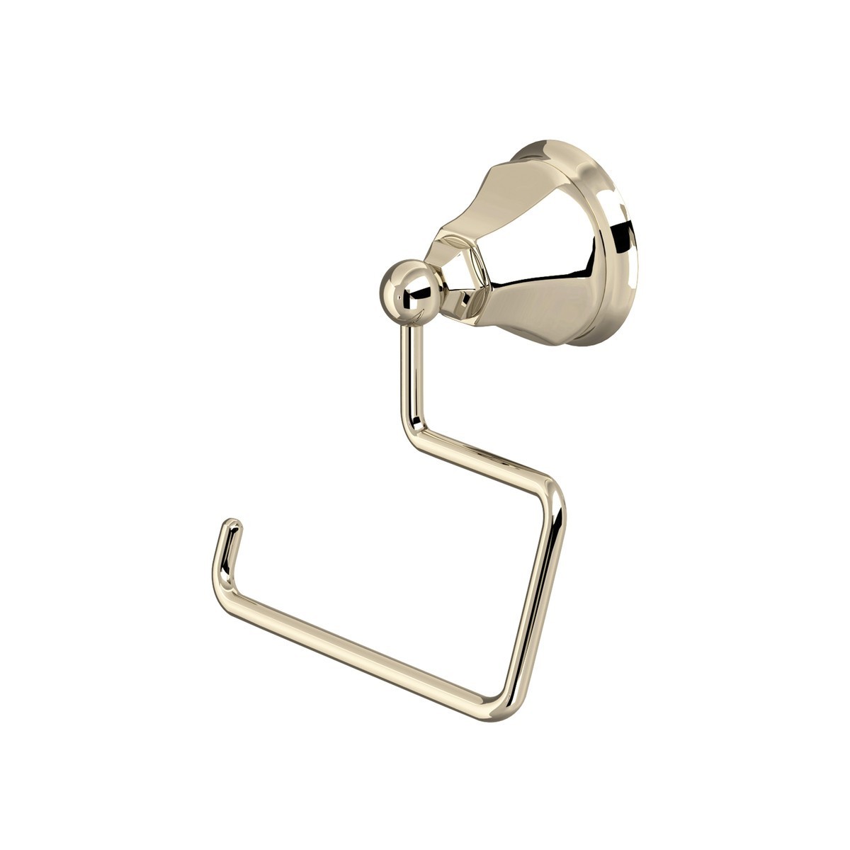 Rohl Palladian Wall Mount Open Toilet Paper Holder Polished Nickel A6892PN