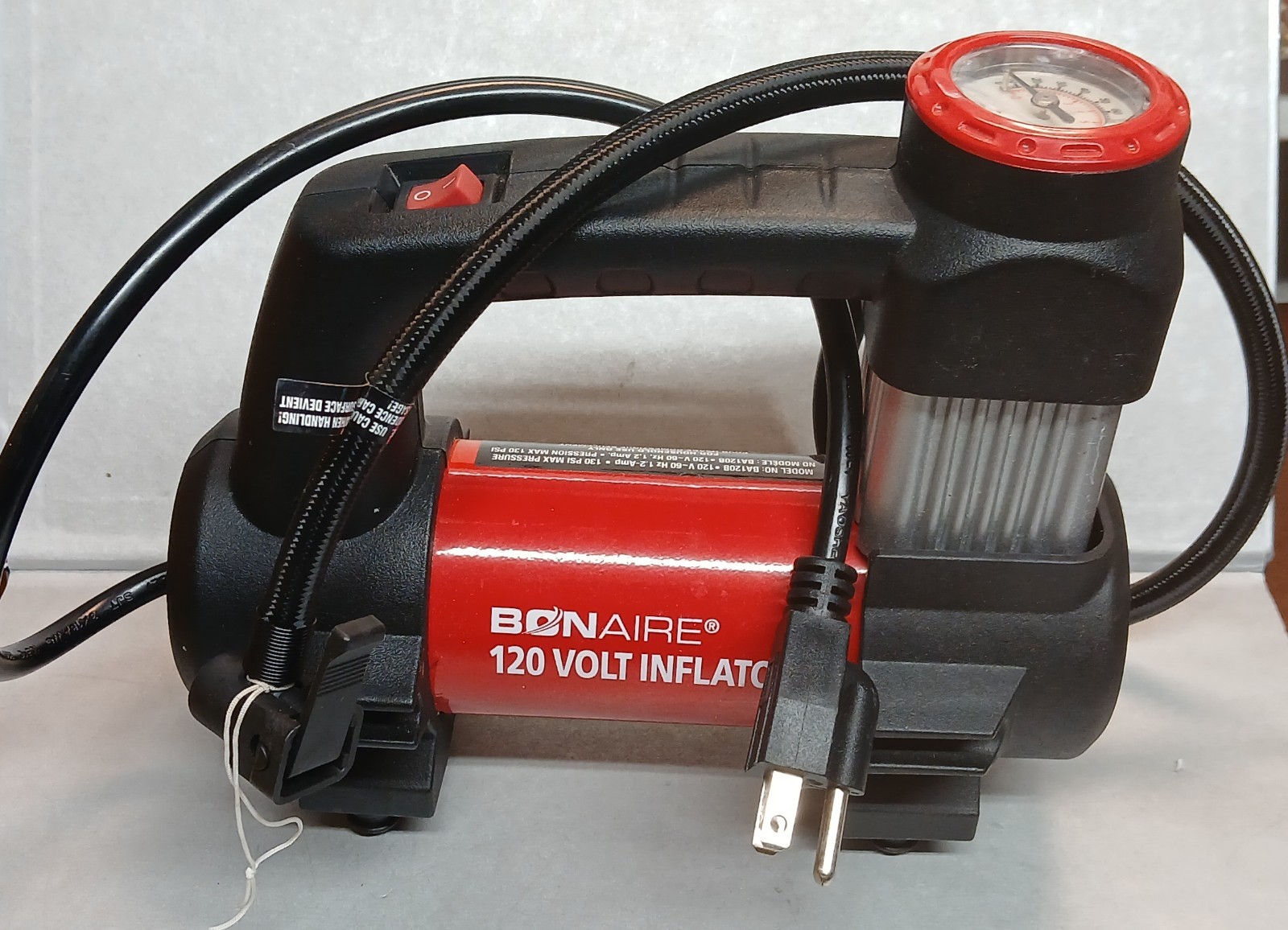 Bonaire~ 120 Volt Inflator Vehicles, Bikes, TESTED GOOD