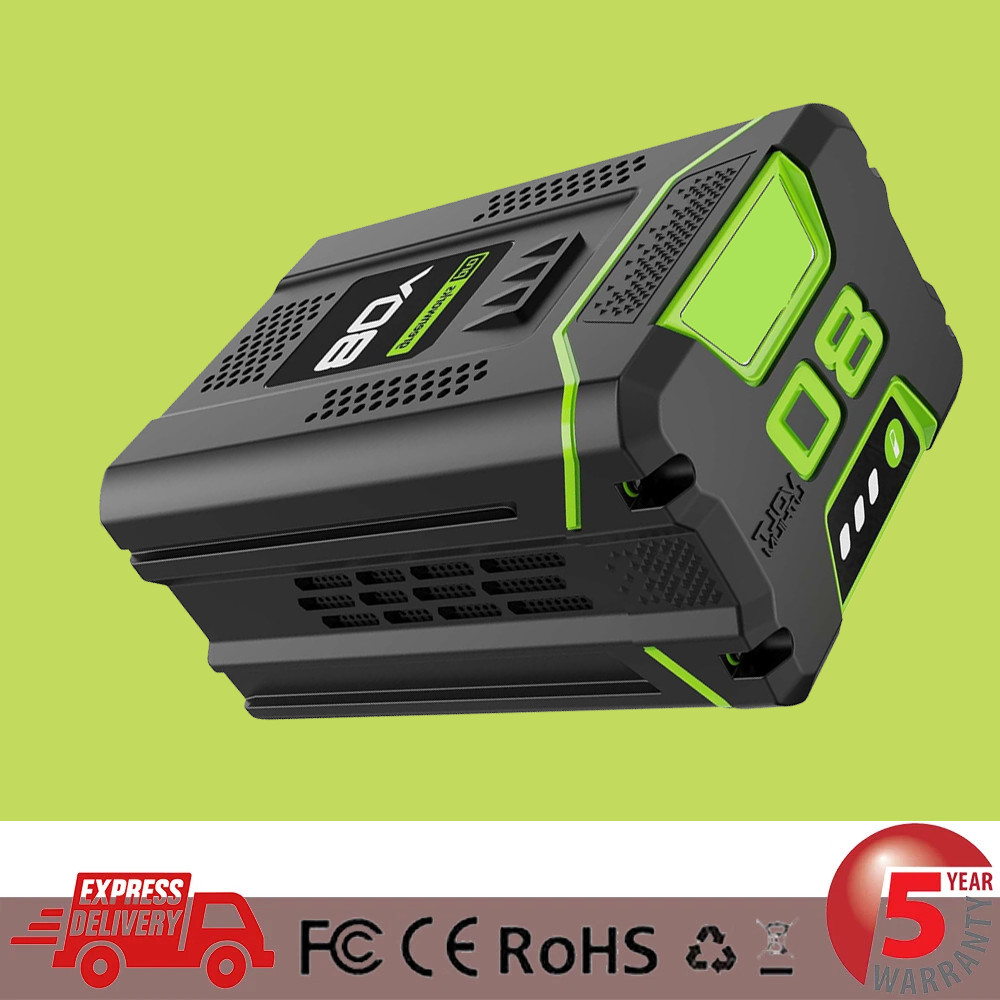 FOR Greenworks 80V Lithium Ion 5.0Ah Rechargeable Li-ion Battery BAB727 GBA80200