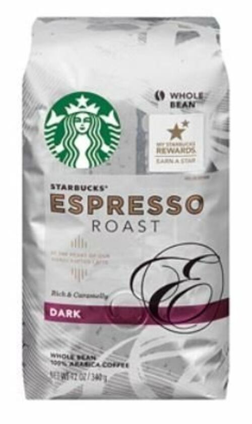 6 Pk Starbucks Dark Espresso Roast Whole Bean Coffee 12 oz SEE DESCRIPTION
