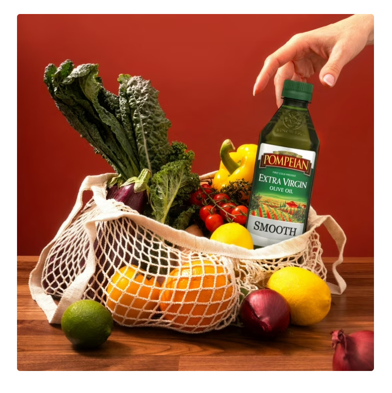 Pompeian Smooth Extra Virgin Olive Oil – 16 fl oz (Pack of 2)