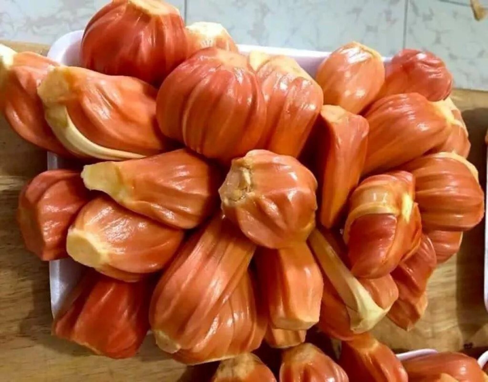 8 Super RARE Malaysia Red Jackfruit Seeds Orange Mit Do Juice Organic