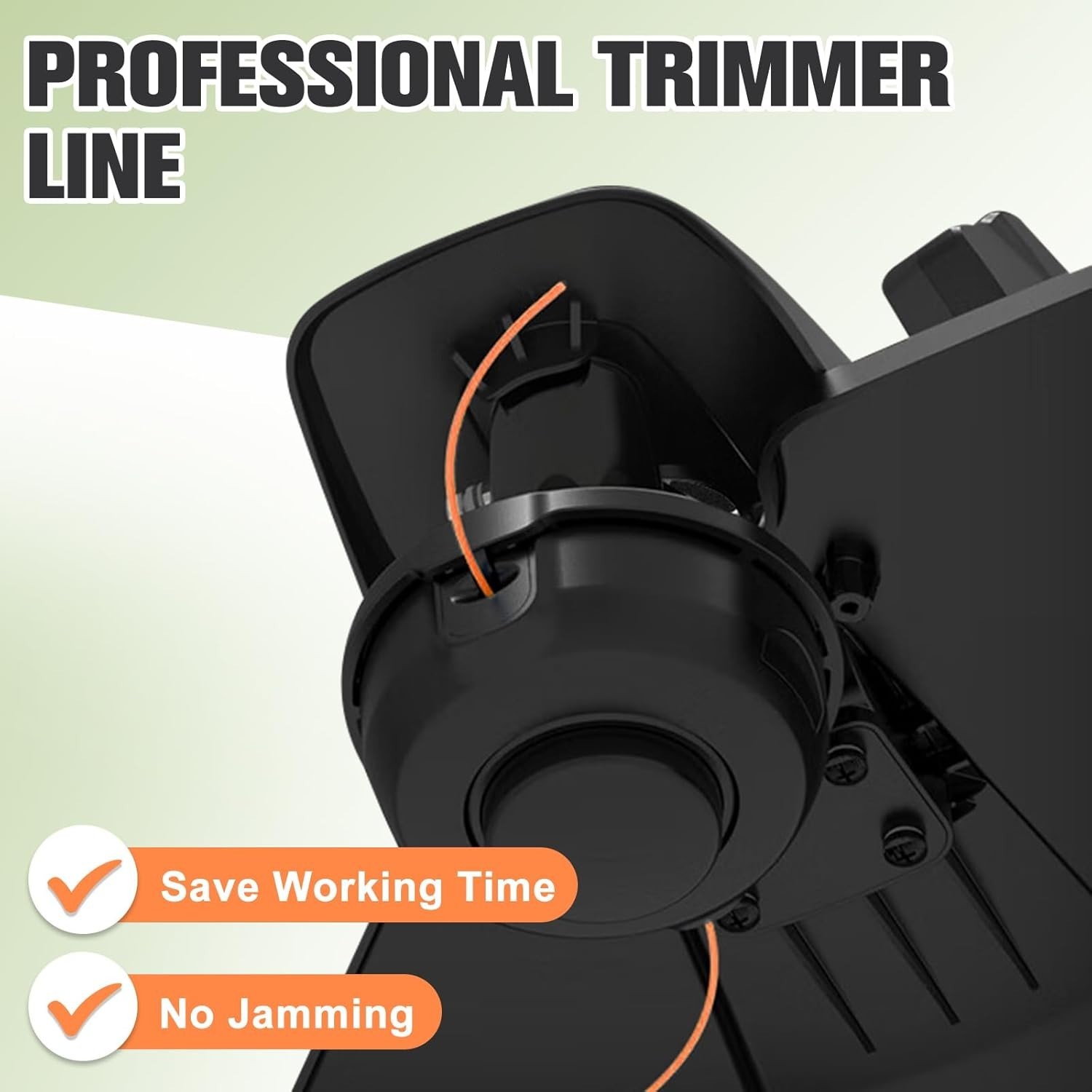 0.095″ String Trimmer Line 150Ft Weed Eater Cord Orange 2.4mm