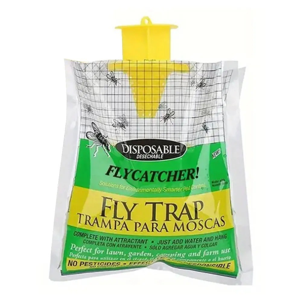 NEW 10 pack Outdoor Fly Traps Disposable Hanging Outdoor Mosquito Catcher Bag.