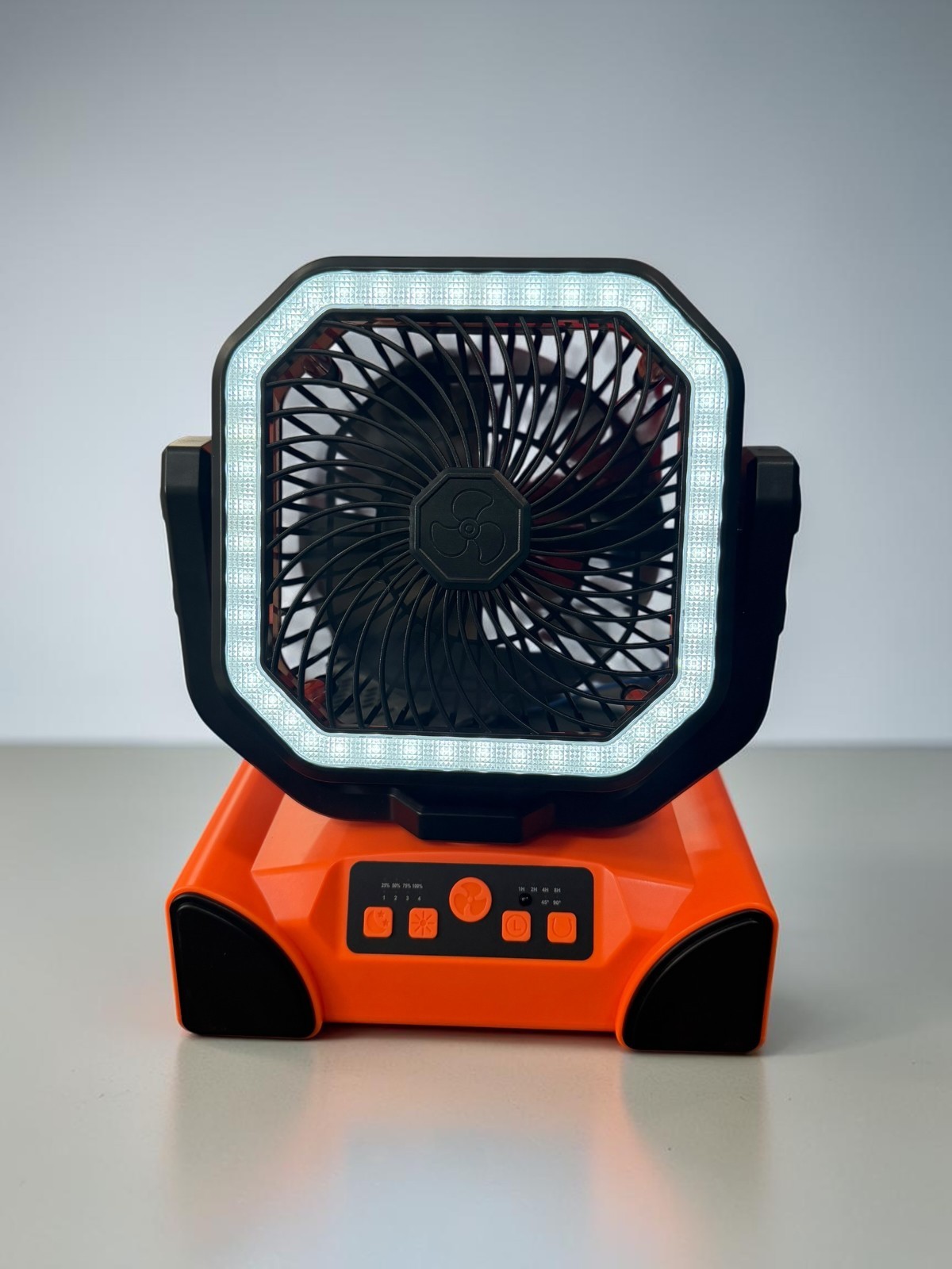 Camping Fan 40000mAh Solar Rechargeable LED Light USB Power Bank Portable New