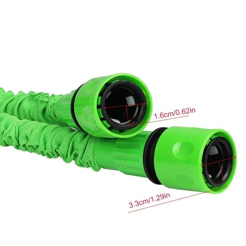 Expanding Expandable Flexible Garden Water Hose w Spray Nozzle 25, 50, 75, 100FT