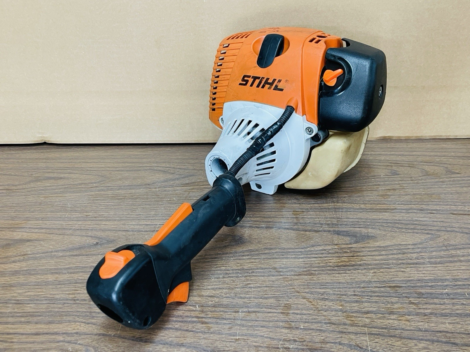 STIHL FS110R String Trimmer Engine Powerhead 31cc Project STARTS UP RUNS Read🛠️