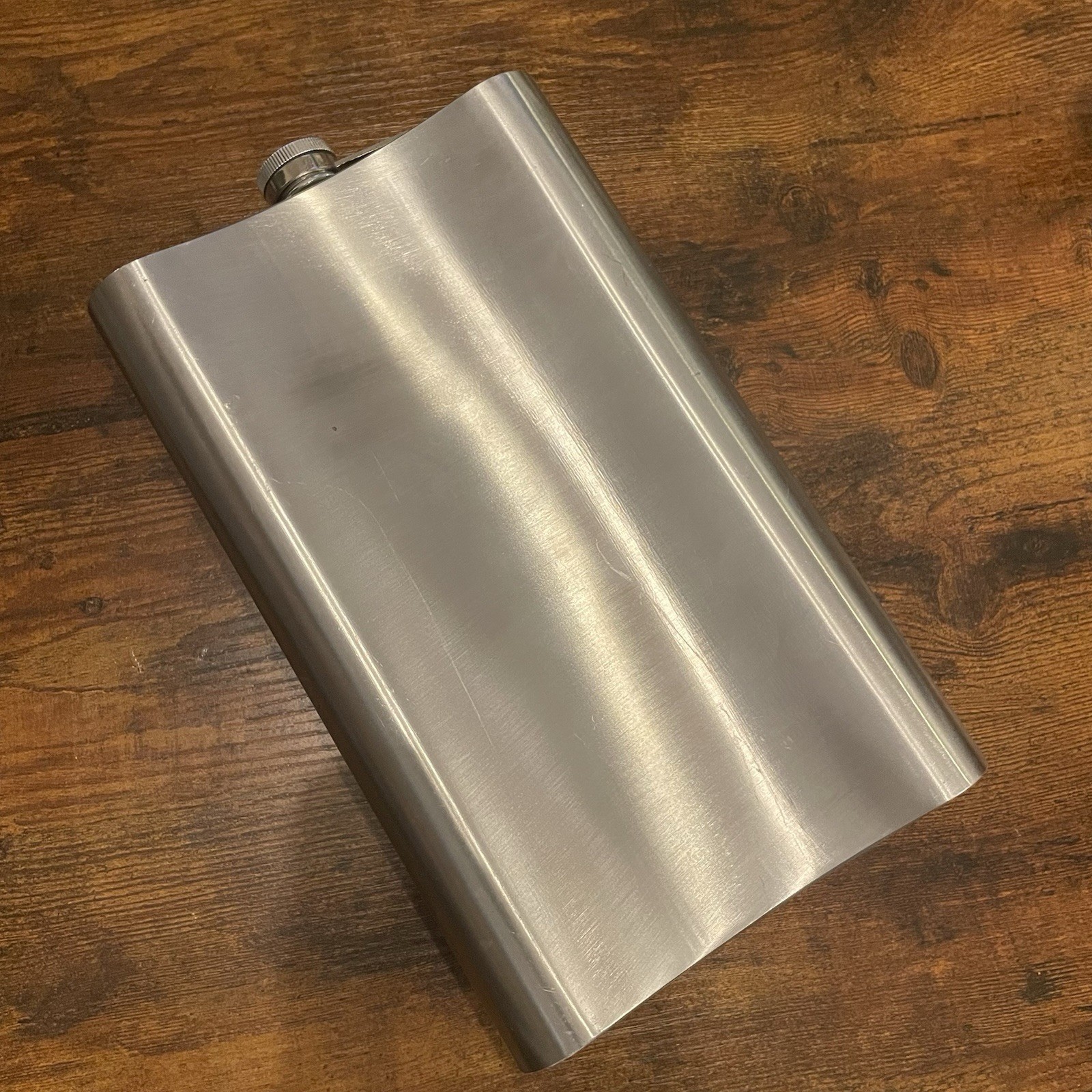 ✅ 64 oz Stainless Steel Hip Flask Jumbo Giant Oversized Liquor Canteen #️⃣0247
