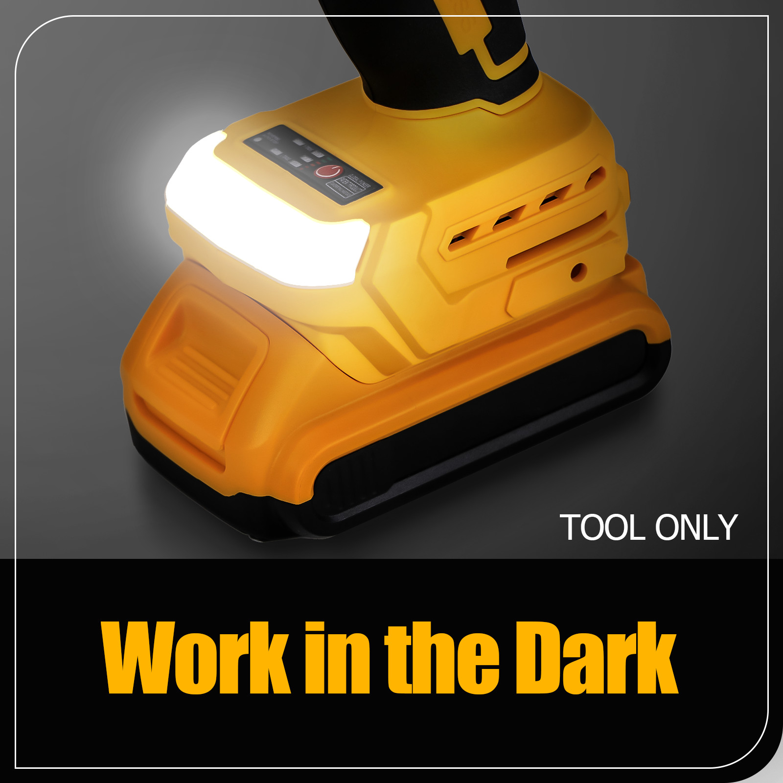 Fits Dewalt 20Volt Lithium Ion Brushless Cordless 1/4″ Hex Impact Driver Compact
