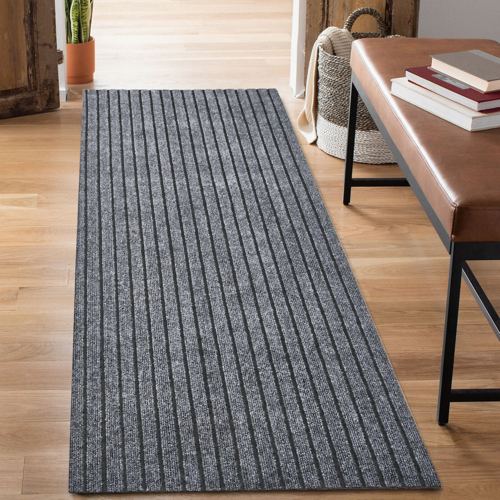 Runner Rug Hallway Non Slip Rubber Back Custom Size as Carpet Doormat Throw Rug