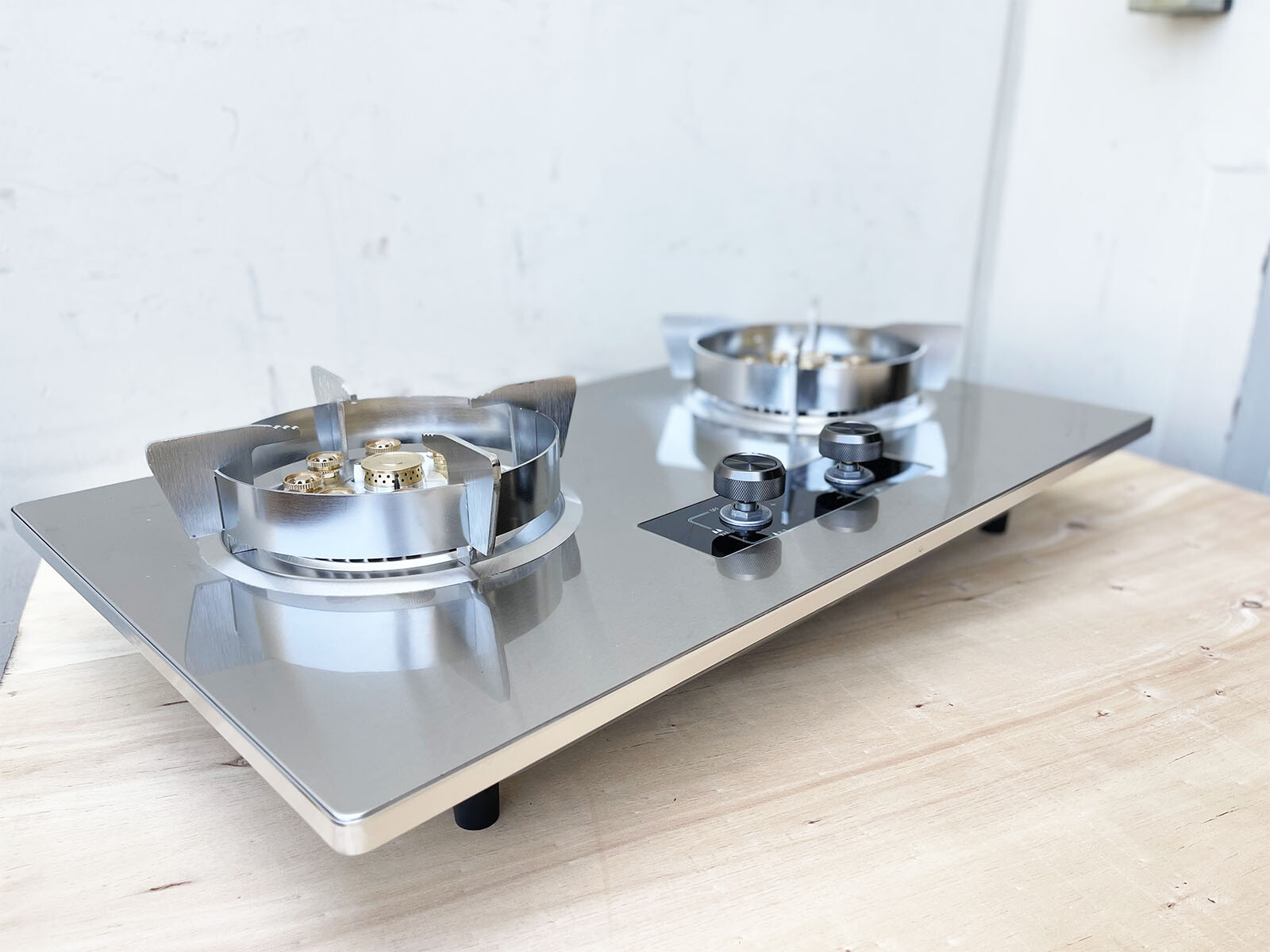 Stainless Countertop Jet Double Burner Drop-In Propane LP Stovetop Stoves Cooker