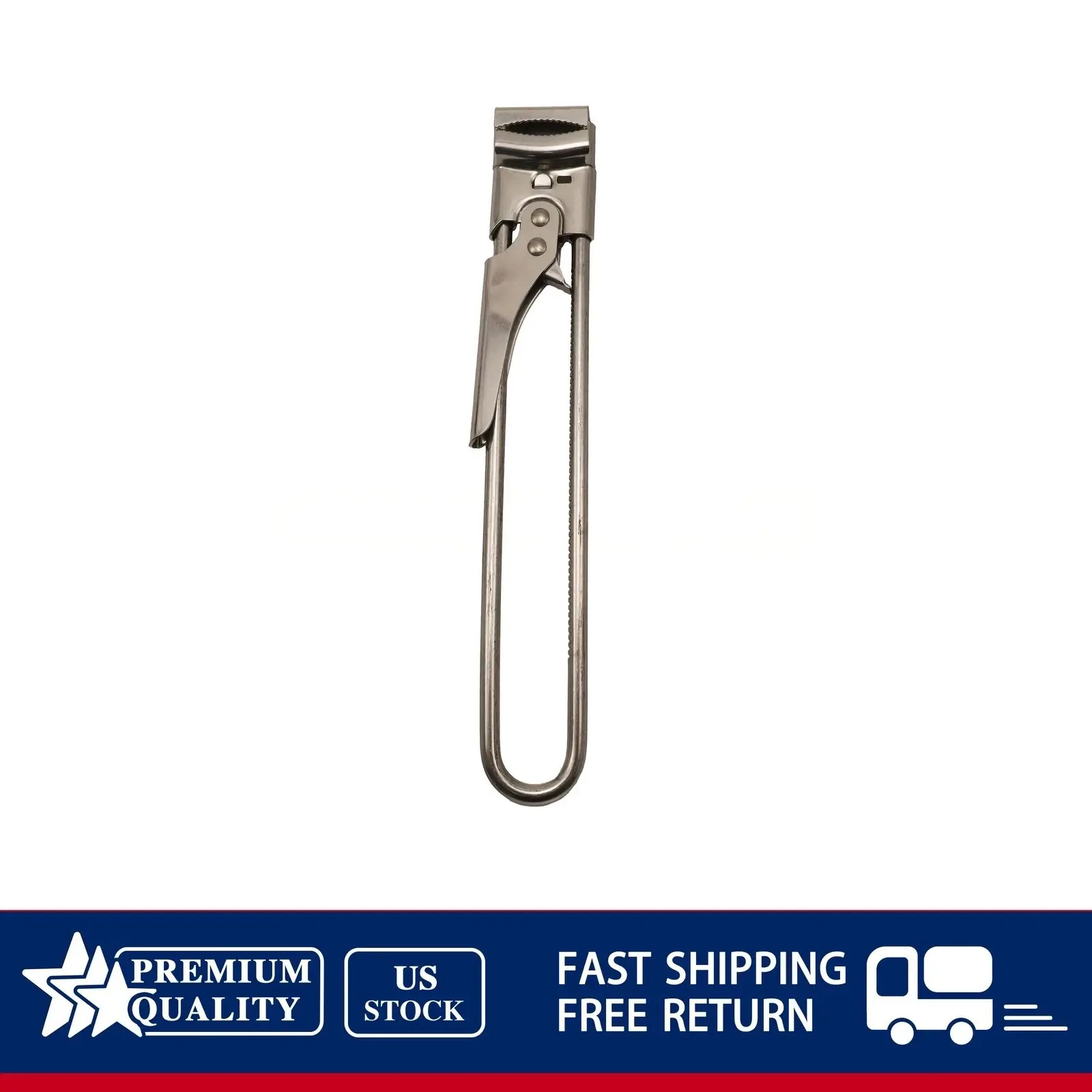 NEW Stainless Steel Can Opener Multifunctional Adjustable Jar Lid Gripper Tool