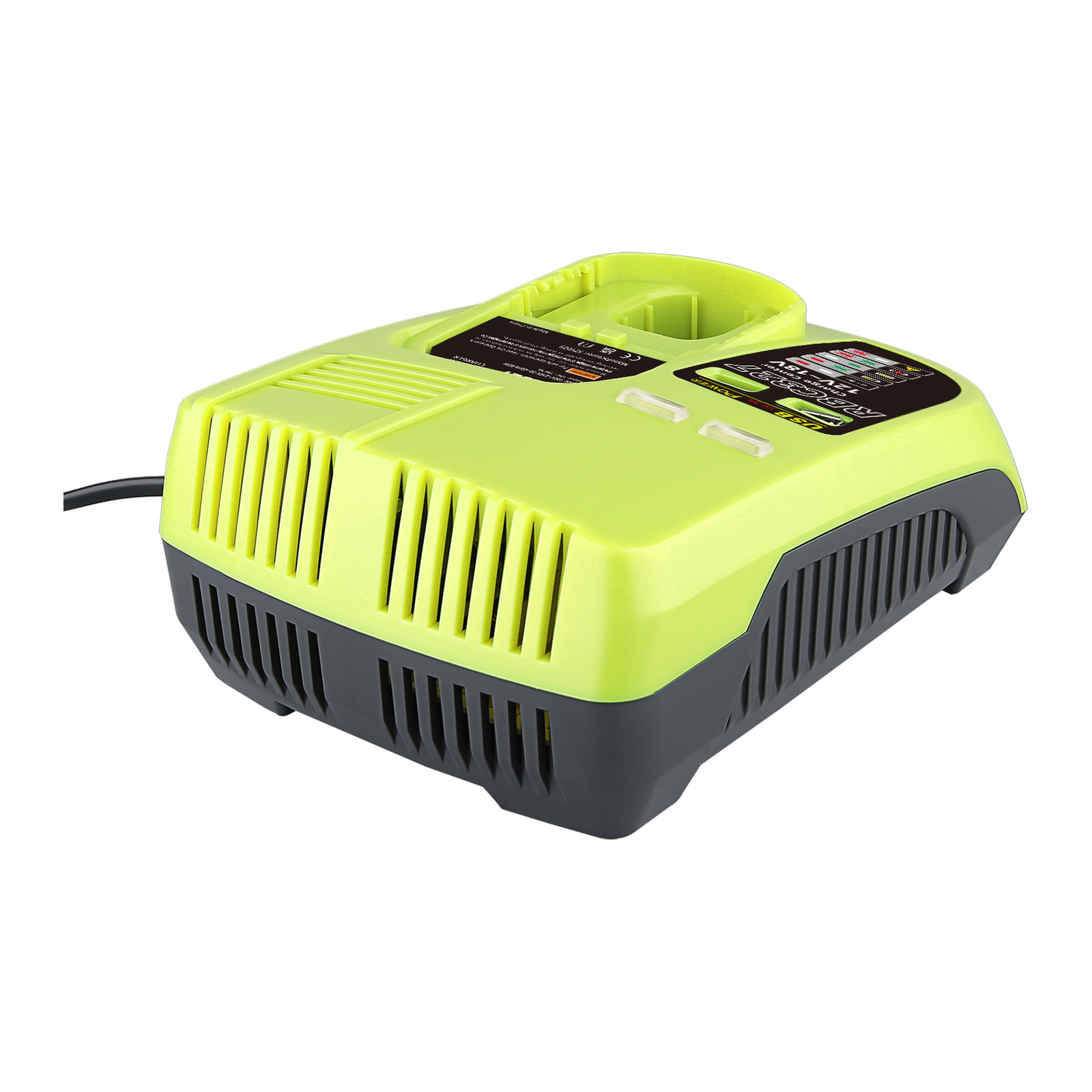 P117 Fast Charger For RYOBI For One+ Plus P108 18V High Capacity Lithium Battery
