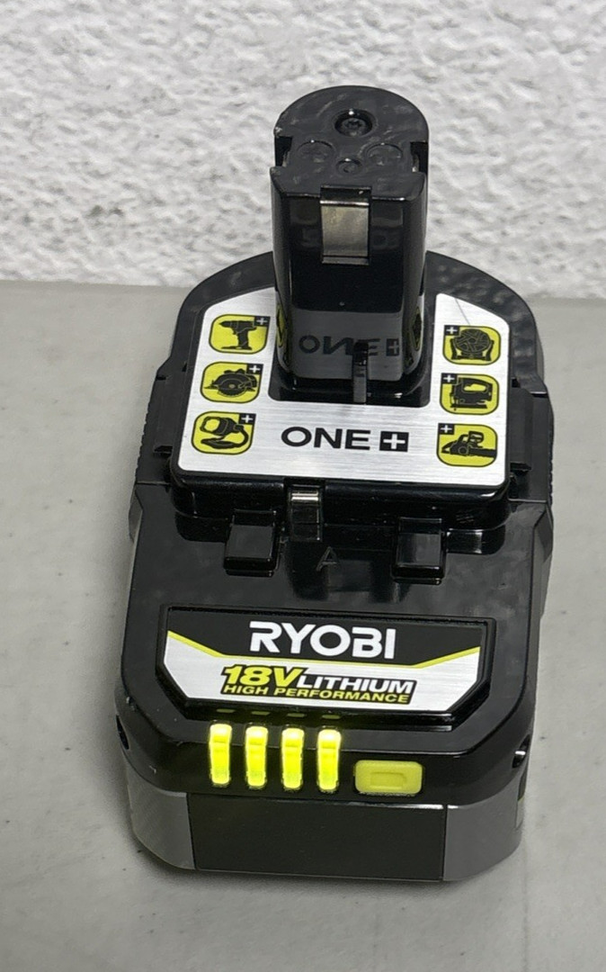 Genuine Ryobi PBP004 4.0 Ah 18V Lithium High Perf. Battery w/PCG004 Fast Charger