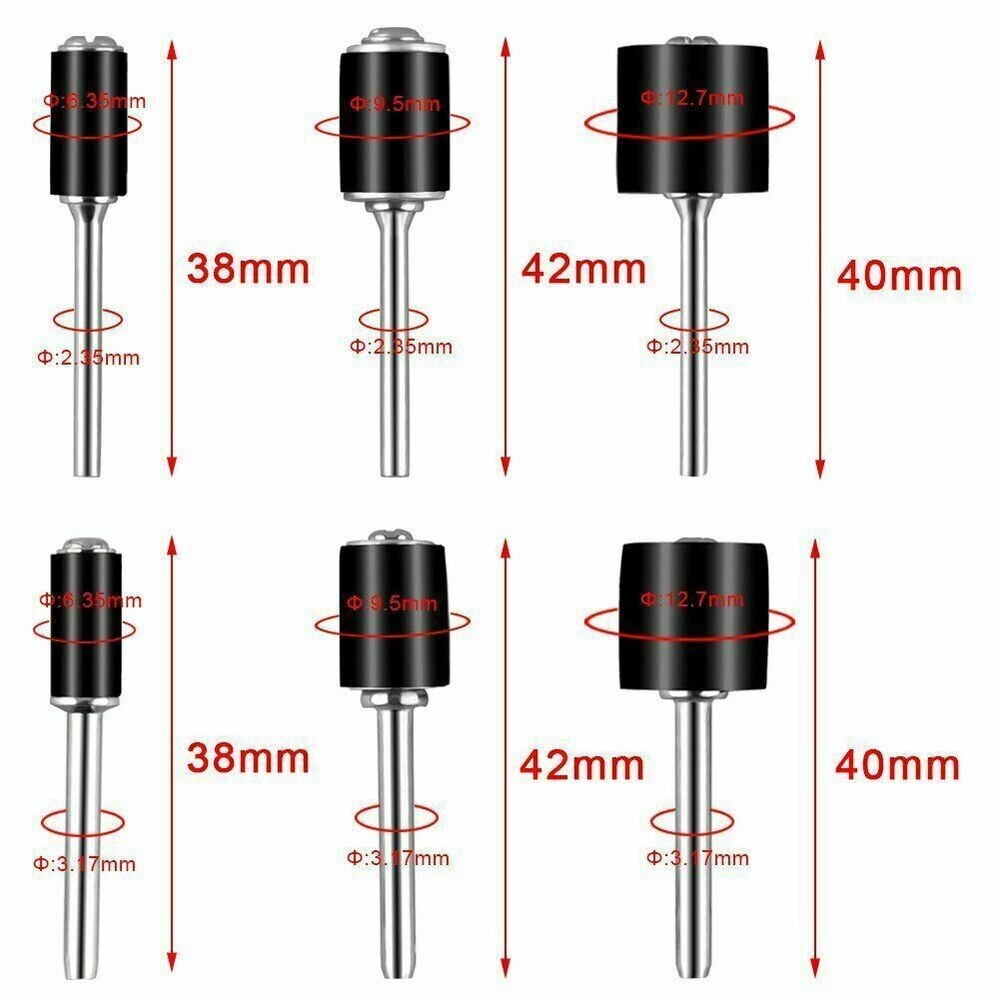 252x Sanding Drum Kit For Bits Dremel Accessories Rotary Tool For Wood Metal US