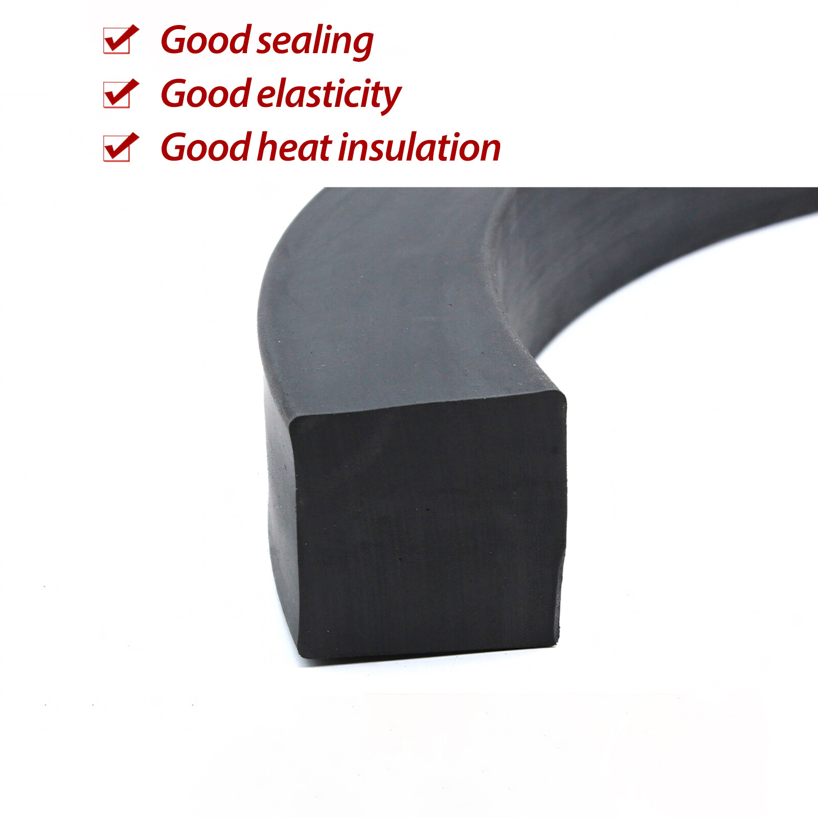 Solid Nitrile NBR Rubber Strip – Various sizes & Thicknesses – 3mm to 70mm
