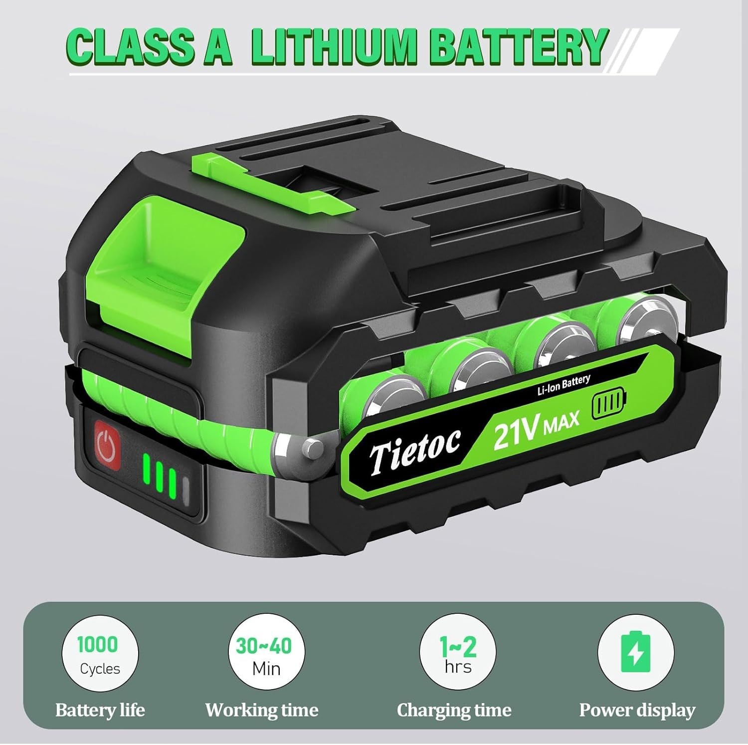 Tietoc Chainsaw 6 Inch Mini Electric Chainsaw Cordless Battery Powered, Hand Hel