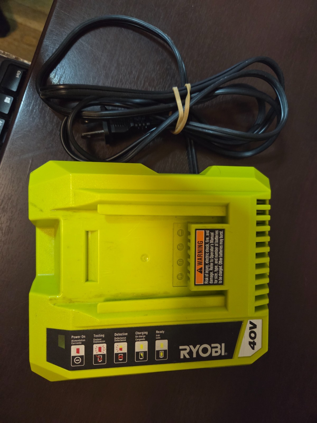 Ryobi OP401 40V Lithium-Ion Battery Charger Genuine Tested Working